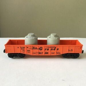 Lionel Denver & Rio Grande Western D&RGW 9131 Gondola Car with Canisters O Gauge